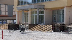 Rekonstrukce náměstí v Orlové se zastavila. (9. května 2018)