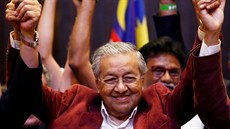 Reakce Mahathira Mohamada na vítzství ve volbách