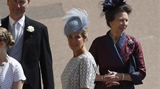 Hrabnka z Wessexu Sophie a princezna Anna na svatb prince Harryho a Meghan...