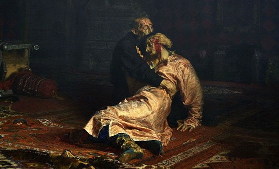 Ilja Repin: Ivan Hrozný a jeho syn Ivan 16. listopadu 1581