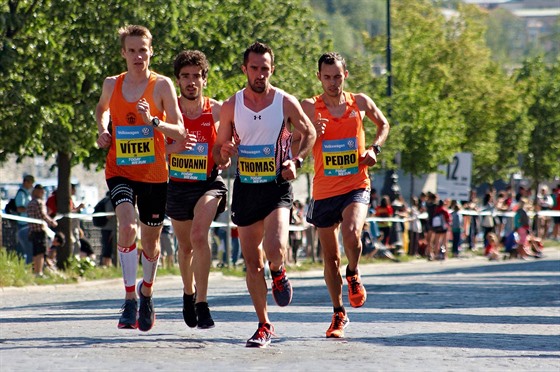 Vít Pavlita na praském maratonu, 6. kvtna 2018