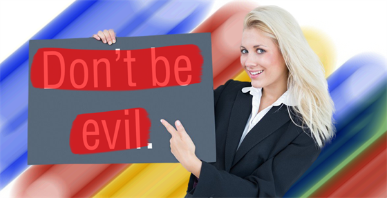 Tradiční „Don’t be evil“ (Nepáchejte zlo!) zmizelo z kodexu firmy Google