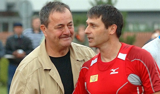 Jaroslav Brabec (vlevo) s Janem elezným