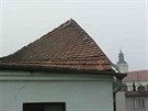 V ejkovicích na Hodonínsku se zbortila stecha domku T. G. Masaryka (25....