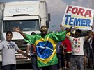 Odborové organizace idi kamion zahájily v Brazílii  celonárodní stávku...