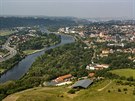 Praha ze vzduchu.