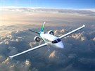 Návrh letadla Zunum, které by měly pohánět motory na elektřinu.