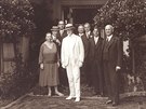 Přesně 13. července 1926 navštívil Bartoně první prezident Československé...