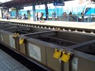 Vlaky v Ústí se piblíily na pl metru