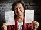 Grafoloka Helena Baková s rukopisy historických osobností (22. kvtna 2018)