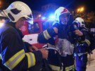 Zsah hasi kvli ohni v 9. pate v olomouckm hotelu v Jeremenkov ulici u...