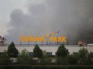 Nmecký zábavní park Europa-Park zasáhl v sobotu rozsáhlý poár. Zcela zniil...