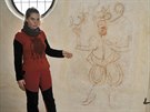 Podle Kateiny Rozinkov, kastelnky na Rotejn, vytvoil kresbu renesannho...
