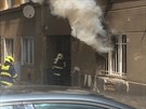 Poár v pízemním byt v Praze zlikvidovali hasii
