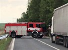 U evniova na Rakovnicku nepeil nehodu idi osobnho auta (23.5.2018)
