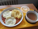 Fakultní nemocnice Olomouc - jedno z prvních jídel po operaci - zeleninová...