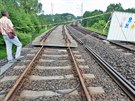 Oprava sesut� �elezni�n� trati u Otovic na Karlovarsku. Podle harmonogramu tady...