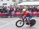 Domenico Pozzovivo bhem asovky na Giro d'Italia