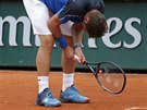 Zklamaný švýcarský tenista Stan Wawrinka.