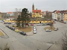 Jiráskovo náměstí v Plzni se dočká obnovy. Zruší se zde dvě příčné silnice,...