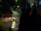 V Tanech na Brnnsku ve stedu veer padaly kroupy.