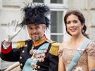 Dánský korunní princ Frederik a korunní princezna Mary (Koda, 26. kvtna 2018)
