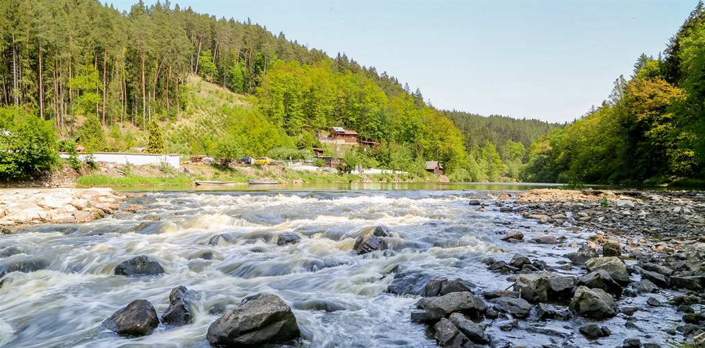 Lu�nicí protéká mnohem mén� vody ne� je v tuto dobu b�né.