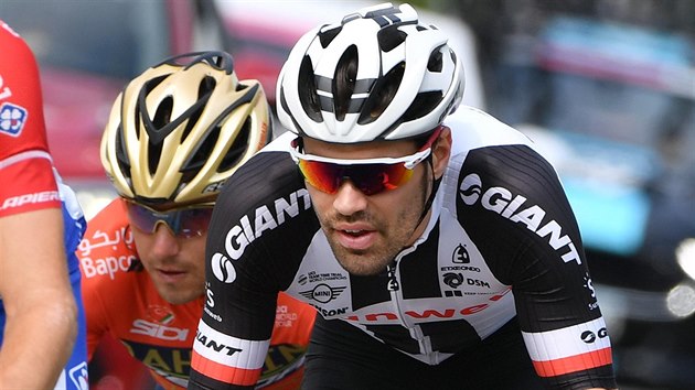 Nizozemec Tom Dumoulin startuje do 20. etapy cyklistickho zvodu Giro d'Italia.