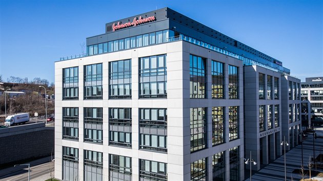 Nov� kancel��e Johnson & Johnson na pra�sk� Waltrovce.