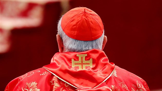 Papež František při svatodušní mši v bazilice svatého Petra (20. května 2018).
