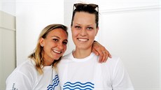 Barbora Závadová (vlevo) a V�ra Kop�ivová.