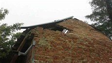 V Čejkovicích na Hodonínsku se zbortila střecha domku T. G. Masaryka (25....