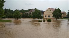 Hasii zasahovali u povodn v Kotovicích na Plzesku.