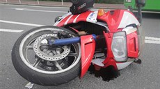 Nehoda motorkáře. (ilustrační foto)
