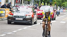 Rohan Dennis si jede pro triumf v časovce na Giro d'Italia¨.