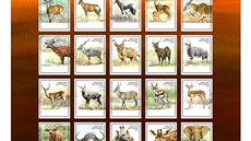 Safari park Dvůr Králové představil druhou emisi vlastních známek věnovaných...