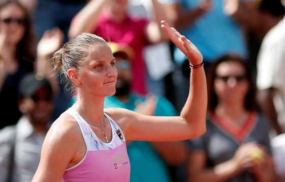 Karolína Plíková slaví postup pes druhé kolo Roland Garros pes krajanku...