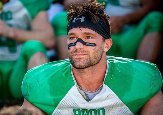 Americký wide receiver Luke Wildung v novém dresu brnnských Alligators.