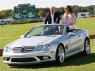 Donald a Melania Trumpovi během Mercedes-Benz Bridgehampton Polo Challenge ve...