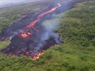 Havajská sopka Kilauea stále nepolevuje v aktivit