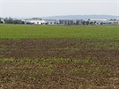 Pohled na pole u Hnvotna na Olomoucku pokrytch ornic s nejvy bonitou,...