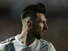 Lionel Messi z Argentiny bhem utkání s Haiti