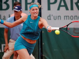 Tenistka Petra Kvitov ve druhm kole Roland Garros.