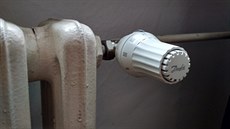 Vyměněný termostatický ventil s novou hlavicí