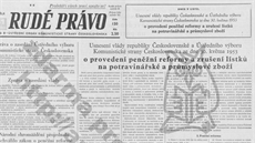 Titulní strana Rudého práva 31. kvtna 1953. Vech est stran ísla bylo...