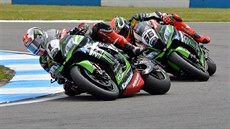 �ampionátu v posledních letech vládnou jezdci na Kawasaki. Na snímku Jonathan...