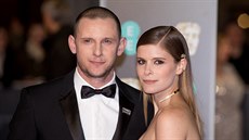 Jamie Bell a Kate Mara (Londýn, 18. února 2018)