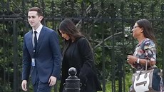 Kim Kardashianová na návštěvě v Bílém domě (Washington, 30. května 2018)