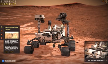 Vozítko Curiosity je na Marsu od roku 2012 a NASA i díky nmu nabízí...