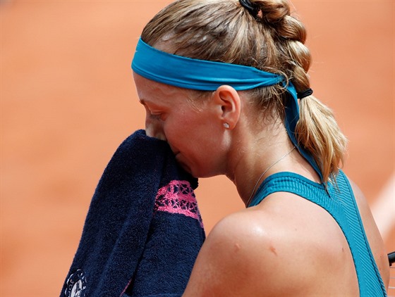 Tenistka Petra Kvitová ve tetím kole Roland Garros.